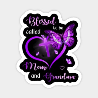 Womens Blessed To Be Called Mom And Grandma Mothers Day Gifts Magnet