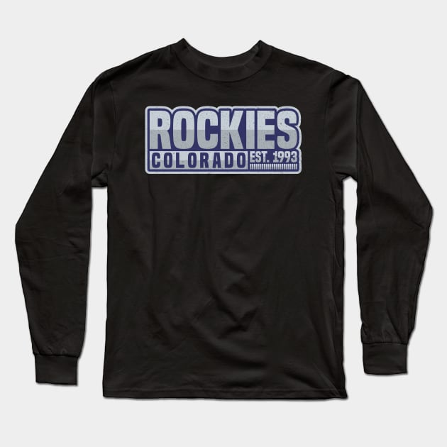 Colorado Rockies 02 - Colorado Rockies - Long Sleeve T-Shirt