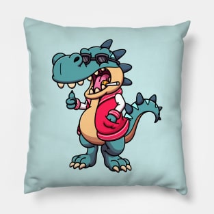 Popular Tyrannosaurus Rex In High School Pillow