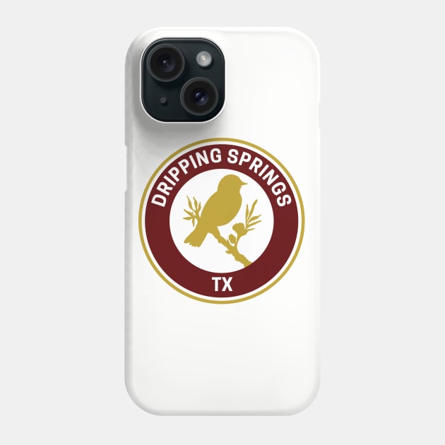 Vintage Dripping Springs Texas Phone Case by fearcity