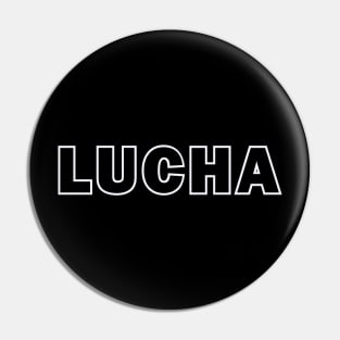 Lucha (White) Pin