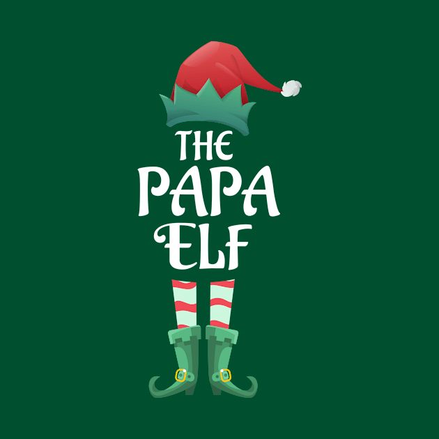 The Papa Elf Christmas Matching Pajama Family Party Gift by BooTeeQue