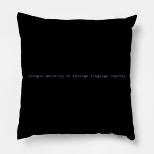 People Speaking in Foreign Language Nearby Pillow