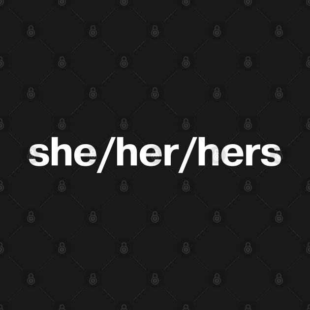 Simple pronouns: she/her/hers by TheBestWords