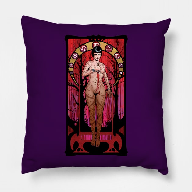 Priestess of the Woods Pillow by We Are 01Publishing