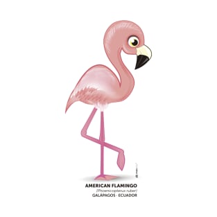 American Flamingo Bird T-Shirt