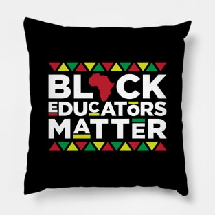 Black Educators, African American, Black Lives Matter, Black Pride Pillow