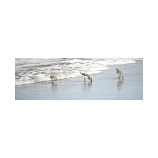 Shorebirds in the Surf - Oregon Coast T-Shirt