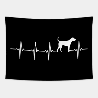 Foxhound Heartbeat Gift For Foxhound Lovers Tapestry