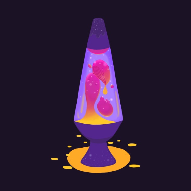 Groovy lava lamp by moonlitdoodl