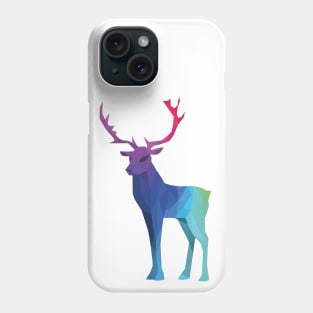 Rainbow Low Poly Deer Phone Case