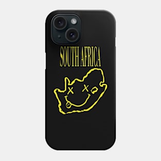 Vibrant South Africa x Eyes Happy Face: Unleash Your 90s Grunge Spirit! Phone Case