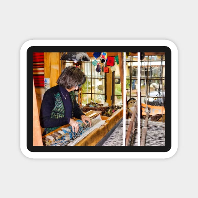 Weaving Perfection in Chimayo Magnet by bobmeyers