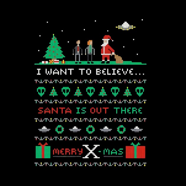 I Want to Believe Ugly Christmas by TomSchulze