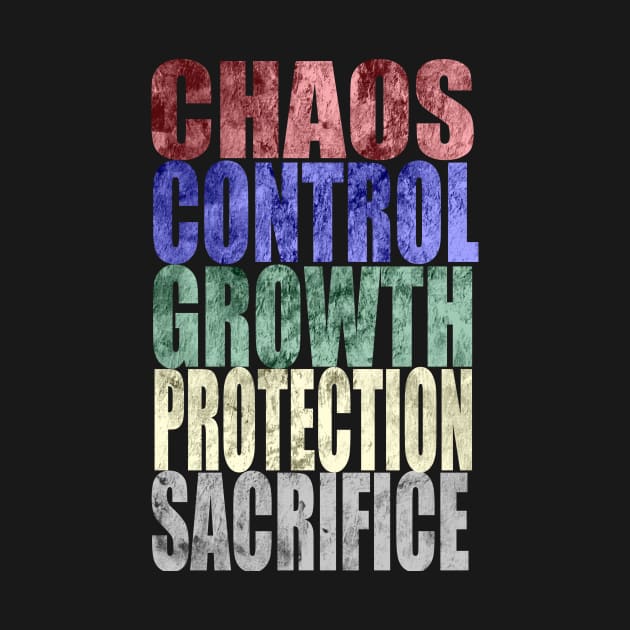 Chaos, Control, Growth, Protection, Sacrifice by CuriousMC