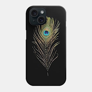 PEACOCK FEATHER Phone Case