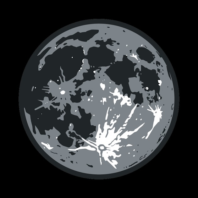 Moon illustration by turboPISTOLA by turbopistola