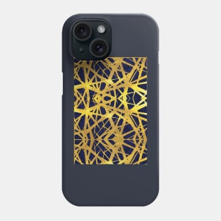 Gold and night pattern Phone Case