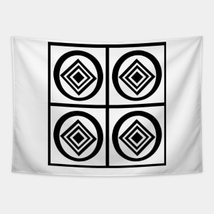 grid pattern Tapestry