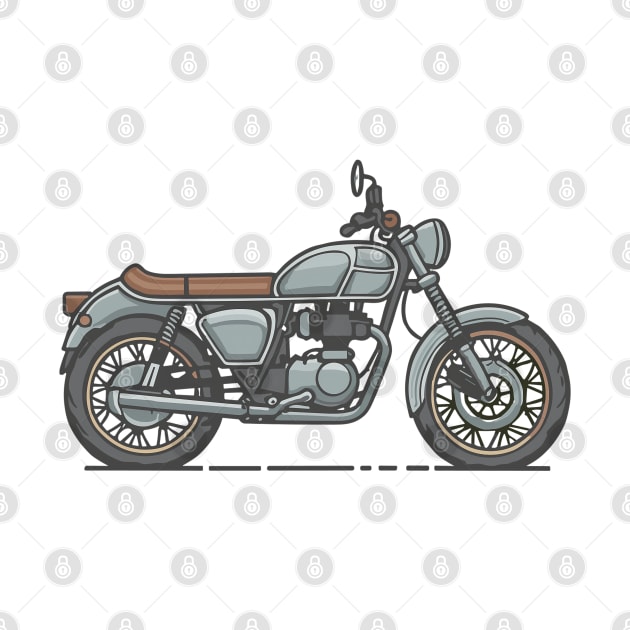 A classic motorcycle by design/you/love