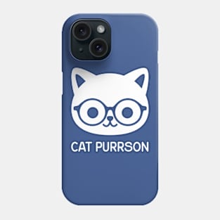 Cat Purrson Phone Case