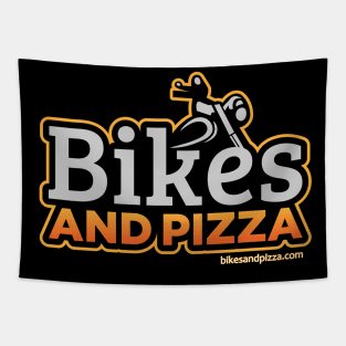 Bikes And Pizza Tapestry