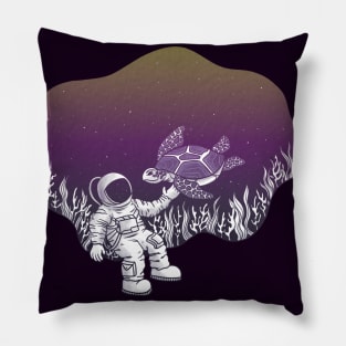 Underwater Astronaut Pillow
