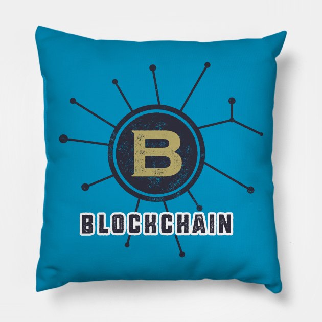 Blockchain Pillow by CryptoTextile