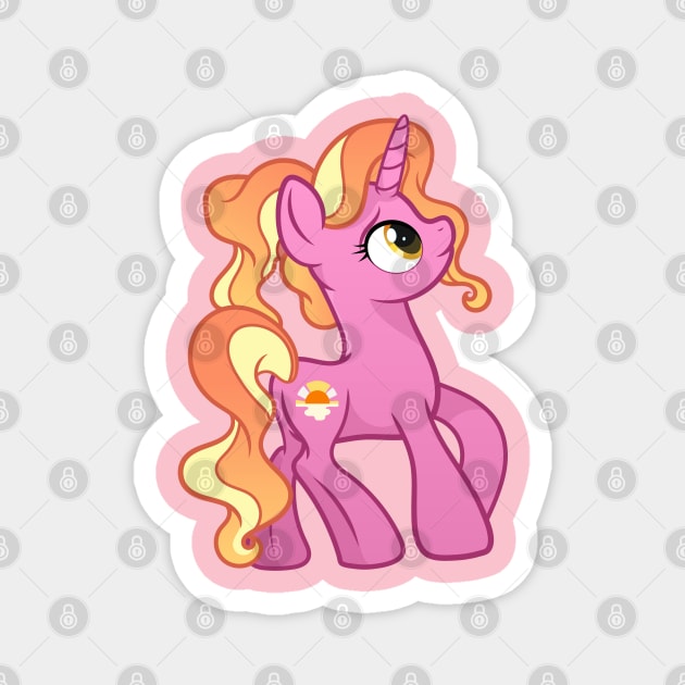 My Little Pony Luster Dawn Magnet by SketchedCrow