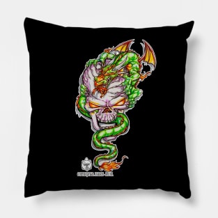 1 SKULL DRAGON Pillow