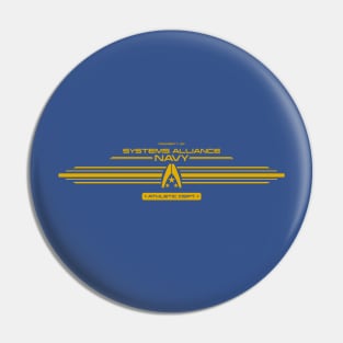 Alliance Navy Athletic Dept. [Gold] Pin