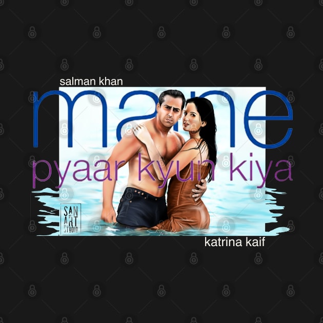 Salman Khan and Katrina kaif by SAN ART STUDIO 