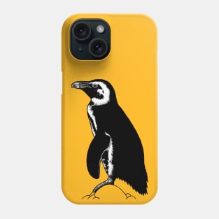 African penguin - ink illustration Phone Case