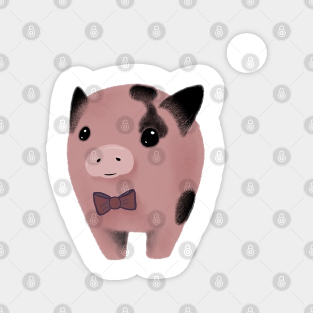 Sweet little pig Magnet by Arpi Design Studio