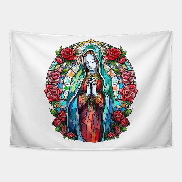 Nuestra Senora Virgen Maria Tapestry by TacoTruckShop