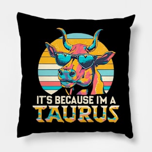 Taurus Horoscope Getaway: Zodiac Vacation Vibes Pillow