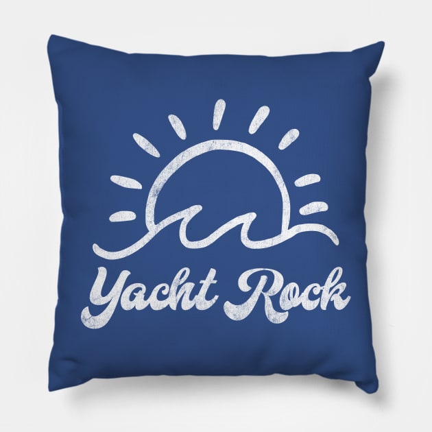 Yacht Rock //// Retro Fan Artwork Pillow by DankFutura