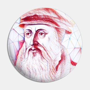 John Knox Portrait | John Knox Artwork | Line Art Pin