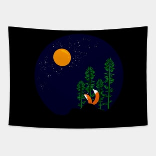 The Fox and The Moon Tapestry