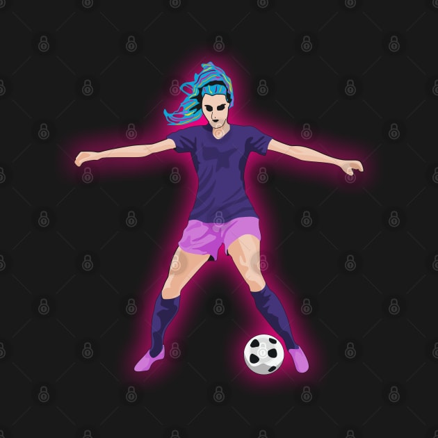 Women Football by Womens Art Store