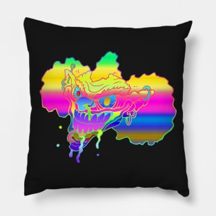 Rainbow CLown Pillow