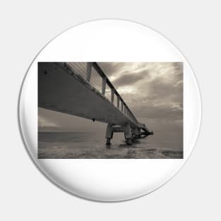 Cloudy Sea Pier Pin