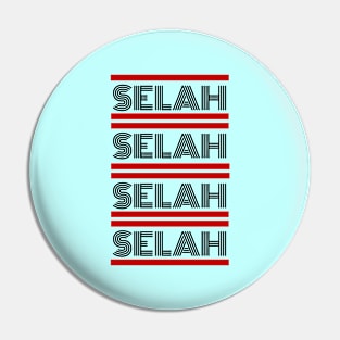 Selah | Christian Typography Pin