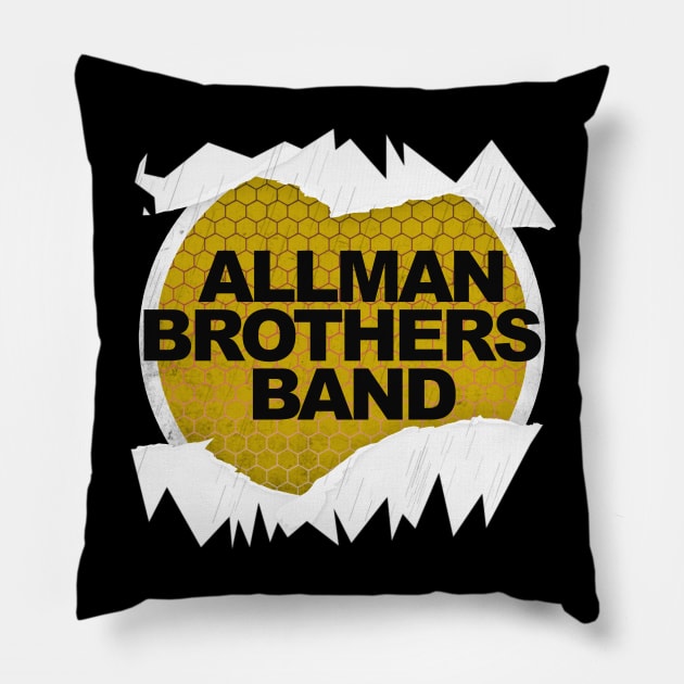 Art Drawing "Band" Pillow by NopekDrawings