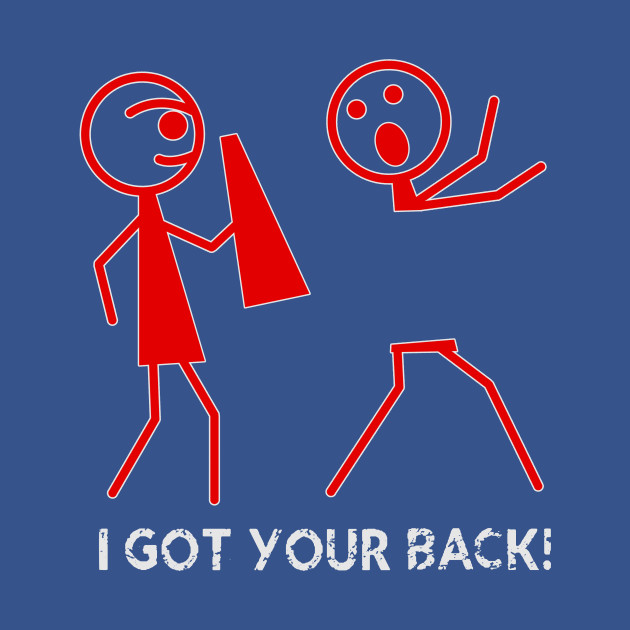 Disover I Got Your Back - Humor - T-Shirt