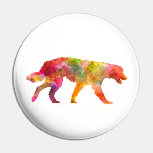 Maremma Abruzzes Sheepdog in watercolor Pin