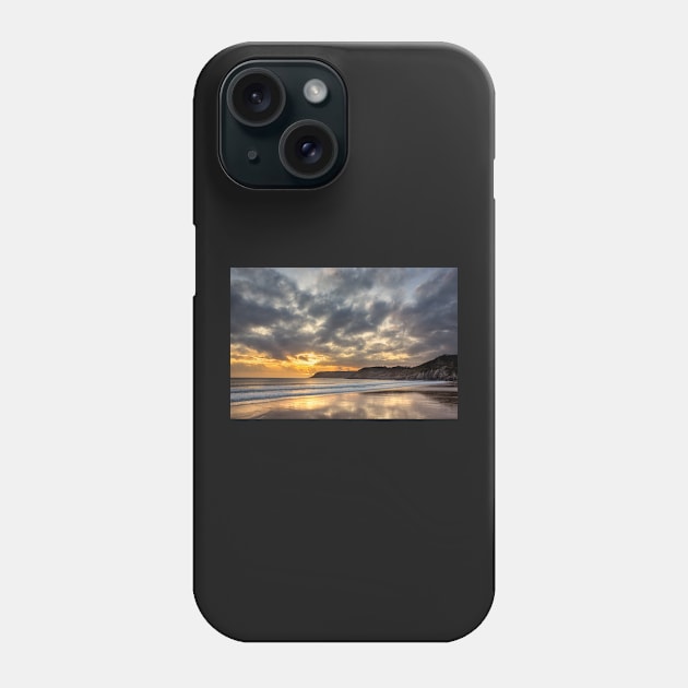 Caswell Bay, Gower Phone Case by dasantillo