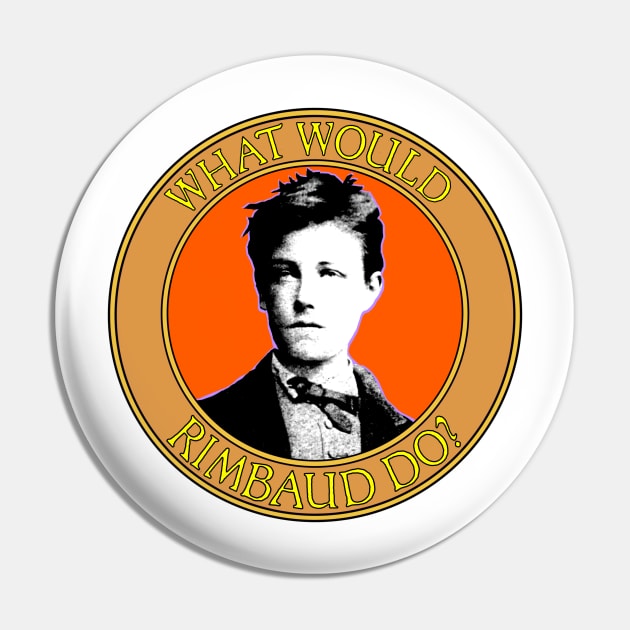 Rimbaud Pin by Retro-Matic