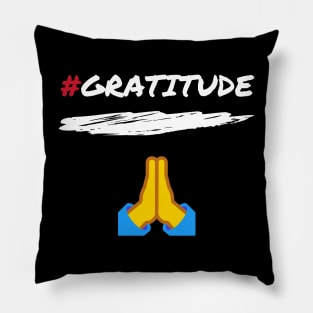 Hash tag symbol  # Gratitude Pillow