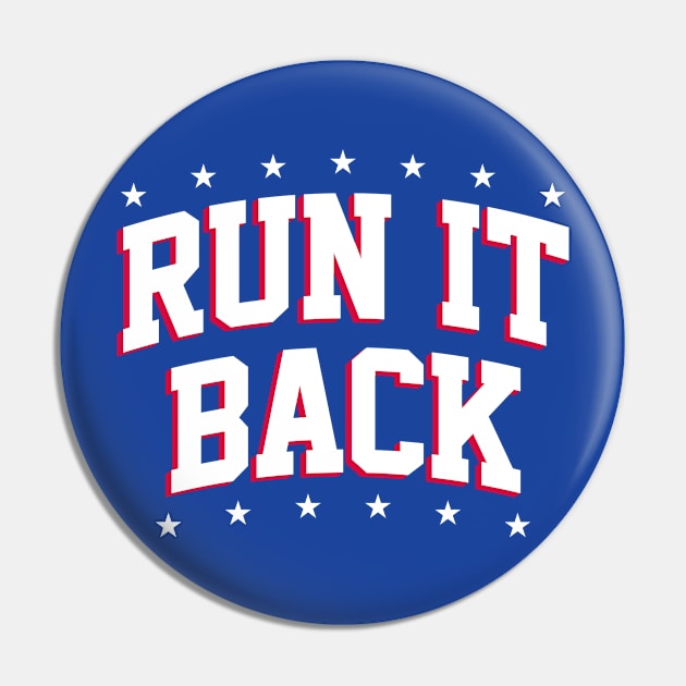 Run It Back - Blue Pin by KFig21